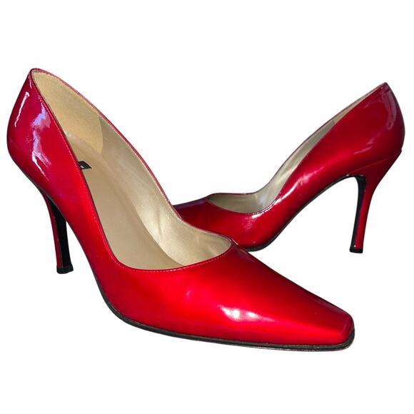 Stuart Weitzman Heels Candy Apple Pumps Vintage - Picture 1 of 9
